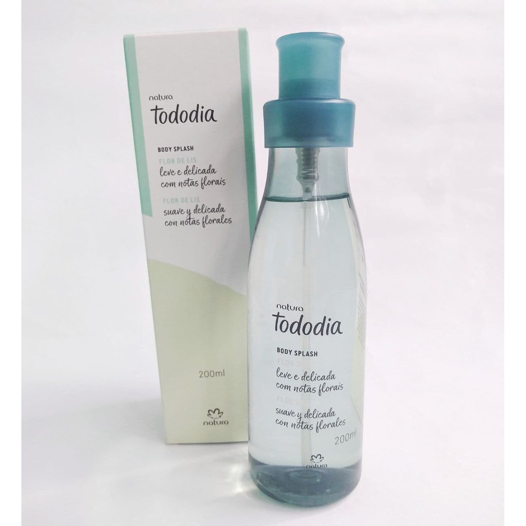 Colônia Tododia Body Splash Natura Flor de Lis Desodorante Perfumado 200ml  | Shopee Brasil