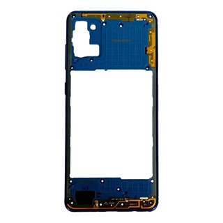 Carcaça Do Aro Lateral Com Botões Compatível Samsung Galaxy A31 sm315 Azul Escuro