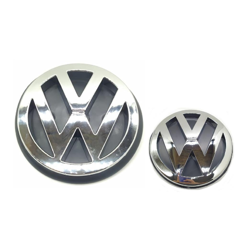 Kit Emblemas Vw Dianteiro E Traseiro - Kombi 1997 À 2006