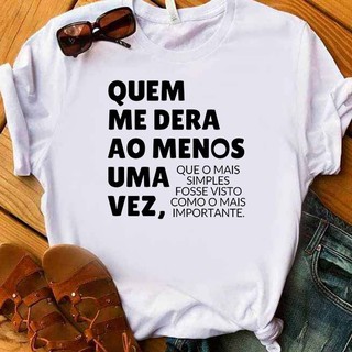 Blusa quem me dera ao menos uma vez