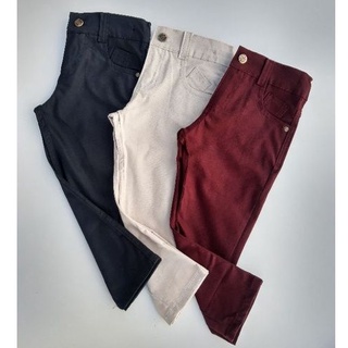 CALÇA INFANTIL ESPORTE FINO VÁRIAS CORES MENINO LYCRA