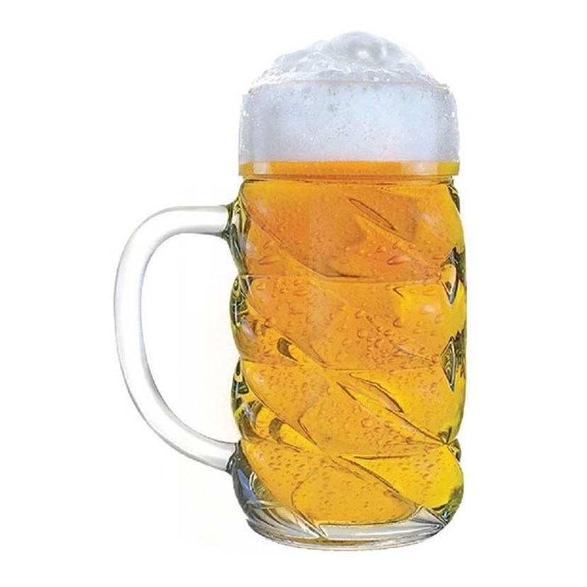 Caneca De Chopp e Cerveja 1L Oktoberfest Diamond Vidro - Escorrega o Preço