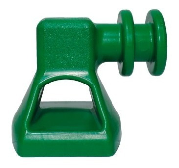 Suporte Roldana Isolador 2 Vias/ranhuras (20 Unid Verde)