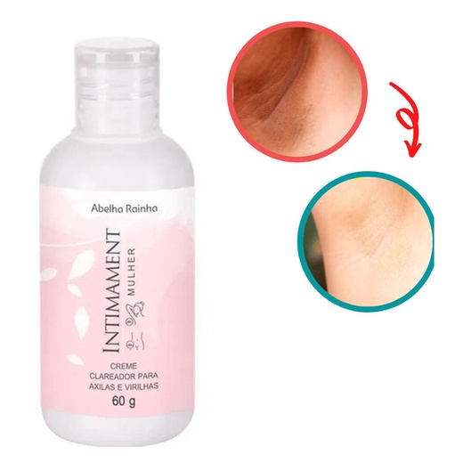 Creme Clareador Para Axilas e Virilhas Intimament Mulher Abelha Rainha