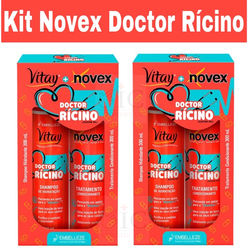 Kit Novex Doctor Rícino