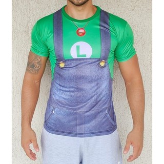 Camiseta/ Camisa Luigi Dryfit Personalizada
