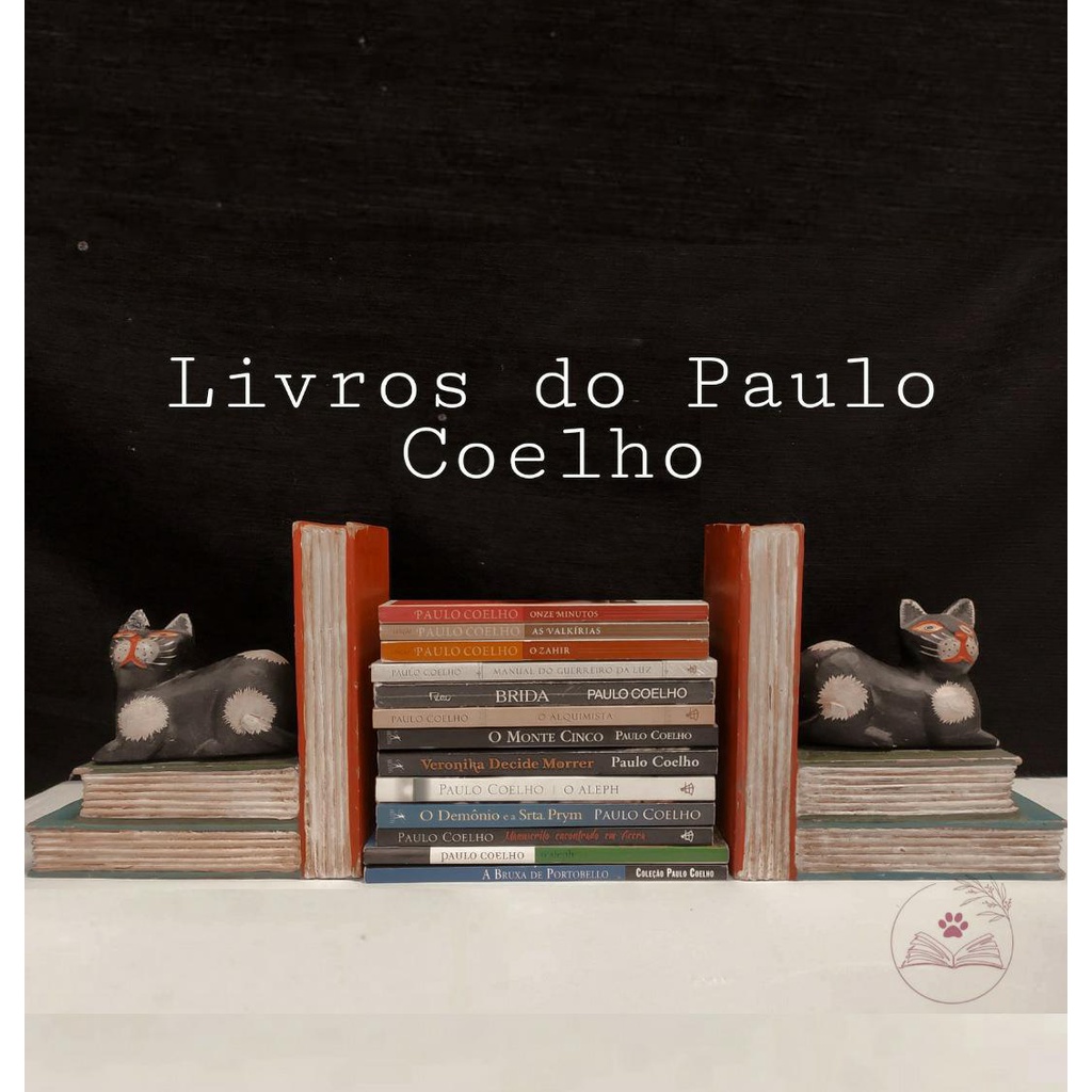 Livros Paulo Coelho (O Alquimista, Brida, O Monte Cinco, A Bruxa de Portobello, Manual do guerreiro da luz)