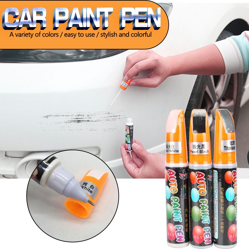 1Pçs Caneta de reparo de tinta de carro Canetas de pintura removedor de arranhões de carro para remendos automáticos Caneta de tinta de preenchimento