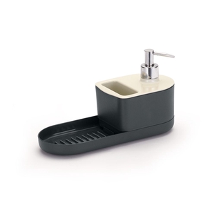 Dispenser Detergente Bucha e Sabão Preto e Branco - Arthi