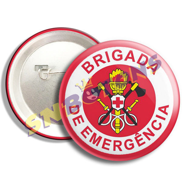 Botons - Bottons Brigada de incendio emergencia Brigadista
