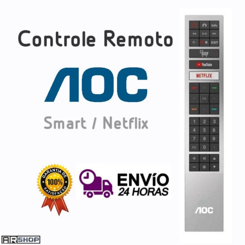 7441/9061 Controle TV AOC LED