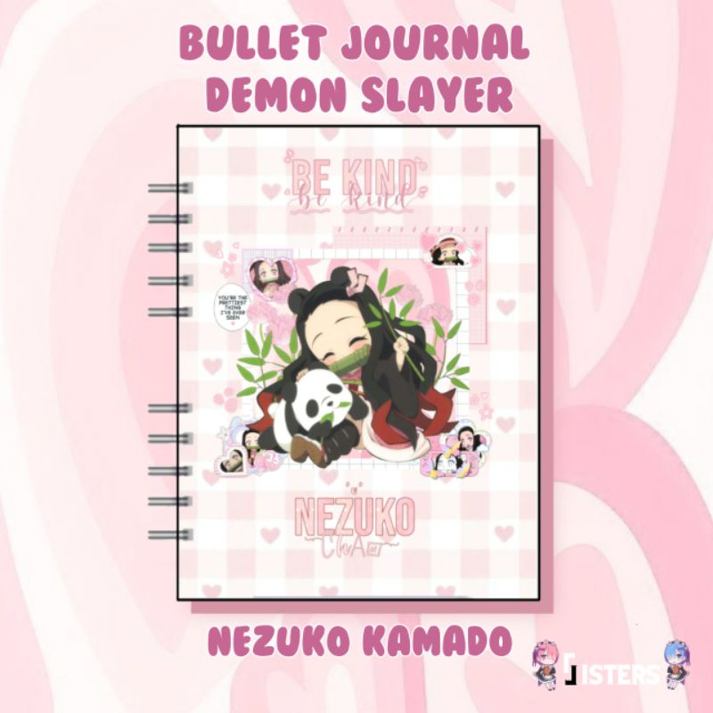 bullet journal anime demon slayer nezuko
