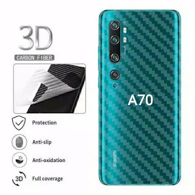 SAMSUNG A10S A20S A30S A50S A70S Pele De Carbono GARSKIN HP Adesivo