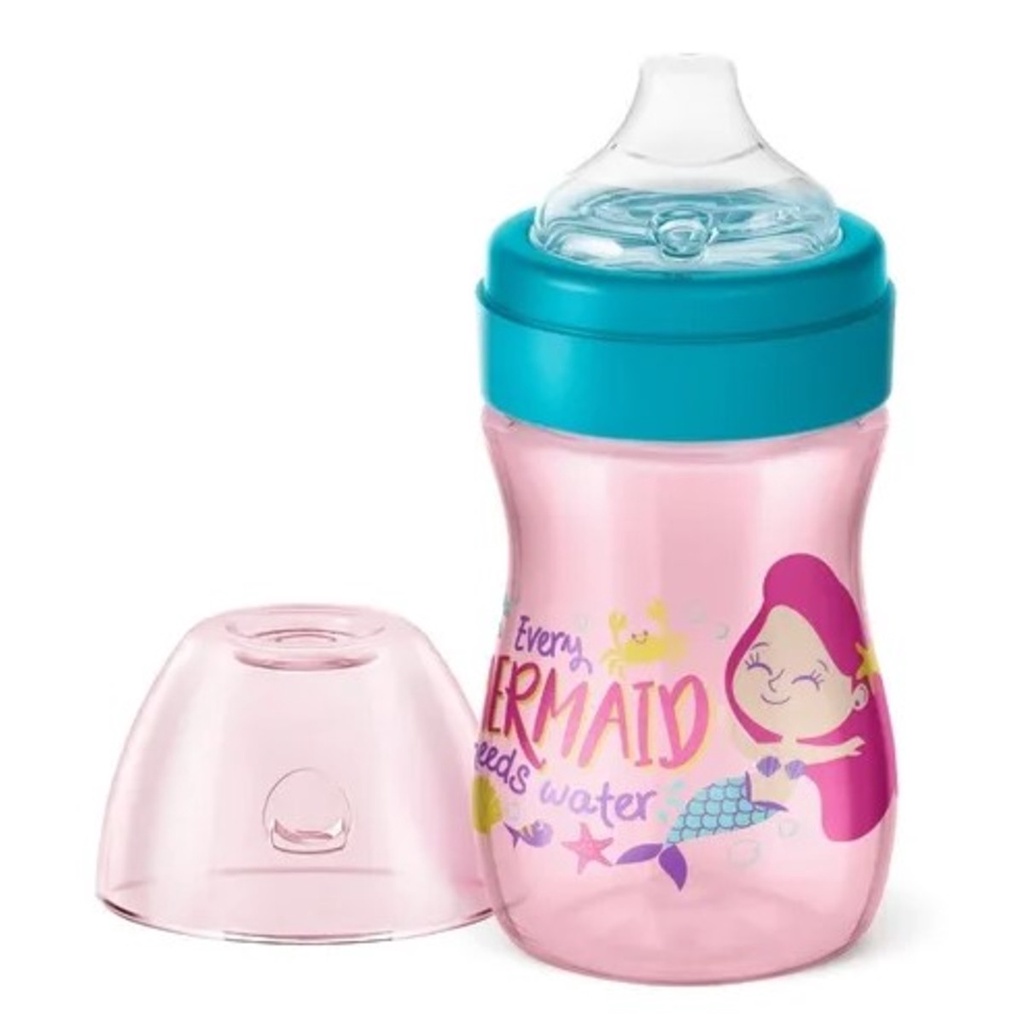 Copo de Treinamento infantil Evolution 240ML Rosa  - Lillo