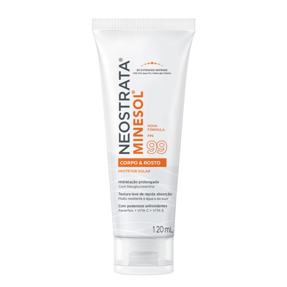 Protetor Solar Neostrata Minesol Corpo e Rosto FPS 99 120mL - Beauty