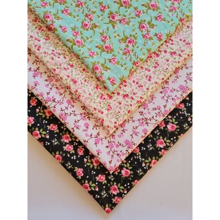 Tecido Tricoline Estampado 100% Algodão Kit 4 Cortes 50x75cm
