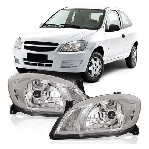 FAROL CELTA 2011 MASCARA CROMADA LADO DIREITO em Oferta na Shopee