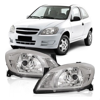 FAROL CELTA 2011 MASCARA CROMADA LADO DIREITO em Oferta na Shopee