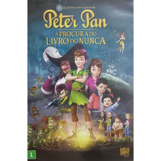 DVD Peter Pan  A Procura do Livro do Nunca