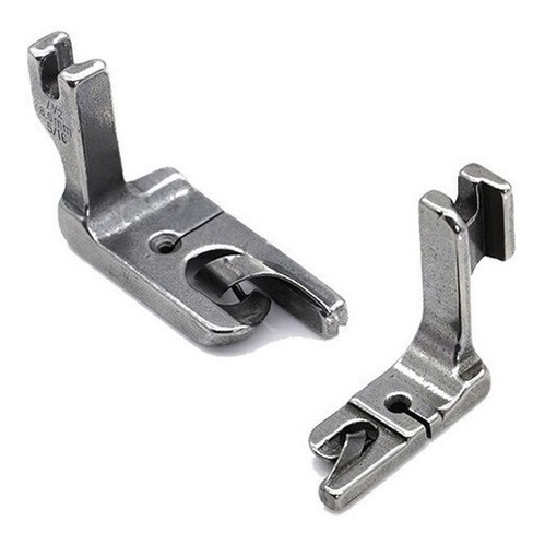 Calcador Fazer Barra Bainha Reta Industrial - Com 2 Peças