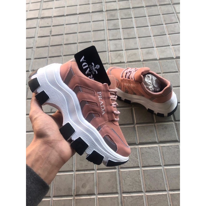 tenis prada block chunky