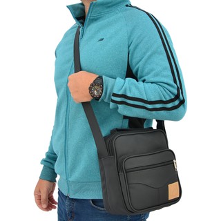 Bolsa Transversal Masculina Feminina Pasta Carteiro média / Bolsa Tiracolo em Couro Sintético Corino / Shoulder Bag Grande