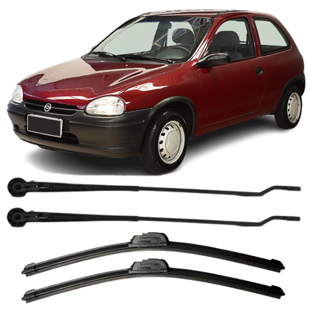 Par Braço Limpador Corsa 94 95 96 97 98 99 00 Com Limpador