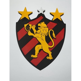 Escudo Sport No Tamanho Grande em Alto Relevo. Brasão Sport FC.
