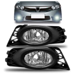 Farol Milha Auxiliar Civic 2009 2010 2011 Com Moldura
