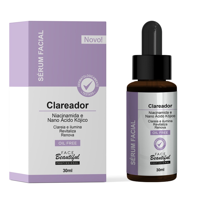 Sérum Facial Clareador Oil Free Face Beautiful 30ml