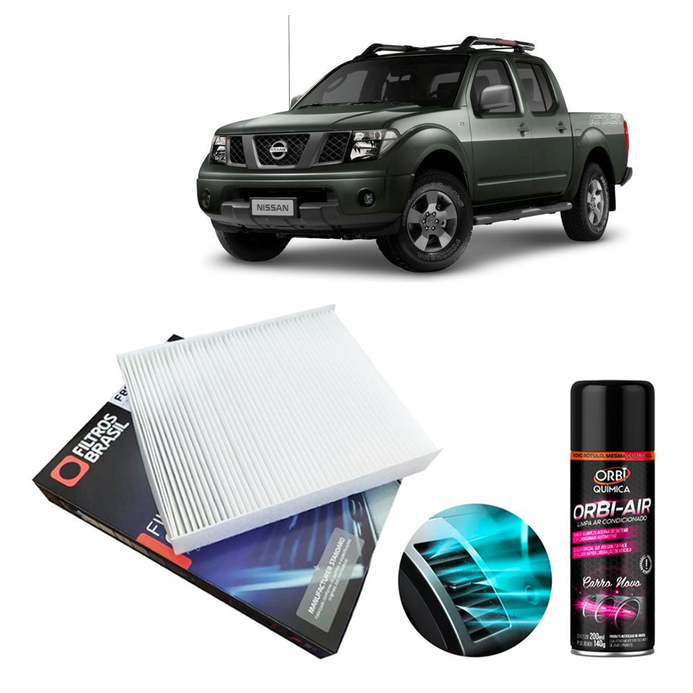 Filtro Cabine Ar Condicionado + Higienizador Frontier