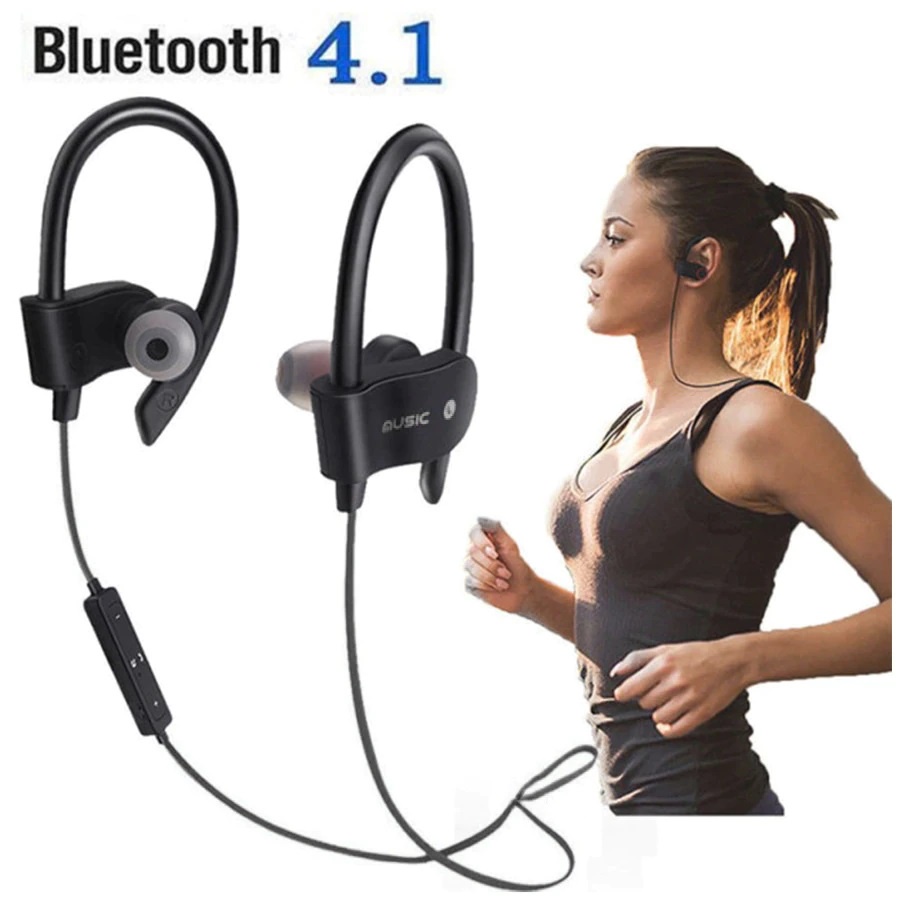 Fone De Ouvido Bluetooth Sem Fio Sport Esportivo Wireless Resistente Água