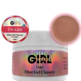 Unha Fiber Gel Clássico Girl Fatale Uv Led 15ml Unhas Gel encapsulamento manicure profissional