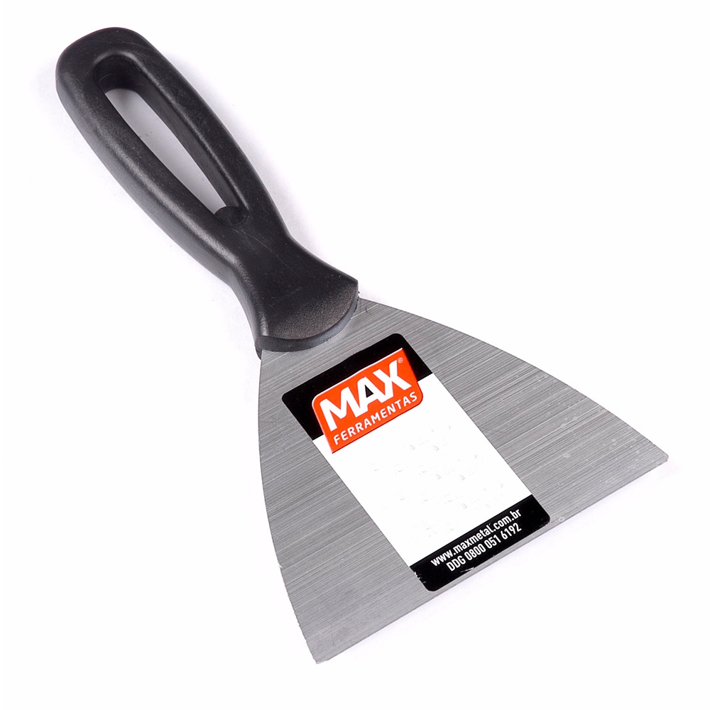 Espátula de Aço 6cm Cabo Plástico - Max em Oferta na Shopee