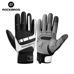 Luvas De Bicicleta ROCKBROS Motocicleta SBR À Prova De Choque