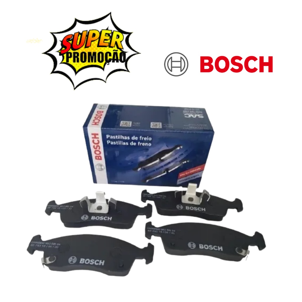 Jogo De Pastilha Freio GM Onix Cobalt Prisma 1.0 1.4 até 2019 Original BOSCH Promoção em Oferta na Shopee