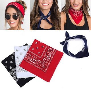 Bandana lenço rock moda estampado Fitness Sports em Tecido Poliéster para cabeça barato tamanho 55x55cm barato