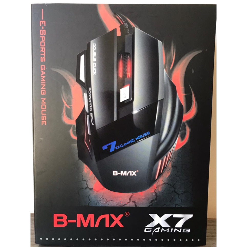 Novo Mouse Gamer B-Max X7 2400 Dpi 7 Botões PROFISSIONAL FRETE GRÁTIS ...