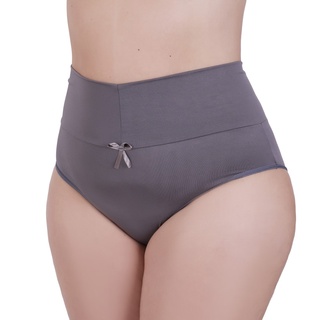 Kit 3 Calcinha Plus Size Cintura Alta Tanga Grande Cós Alto 50 52 54