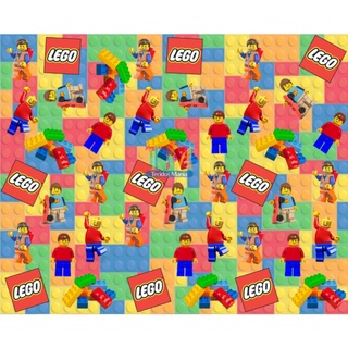 Tecido tricoline, microfibra ou gabardine estampado - Lego - 0.50 cm