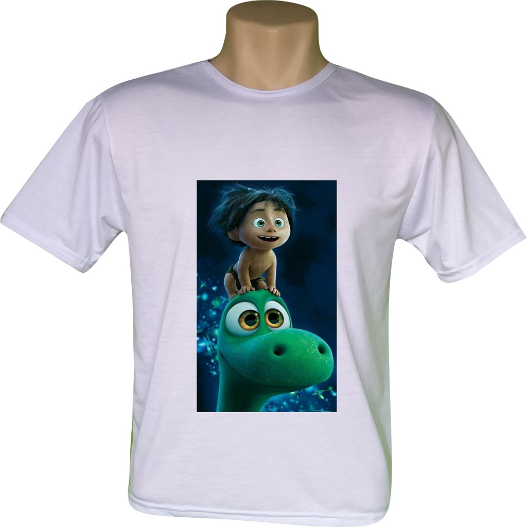 Blusa Camisa Estampada Infantil Personalizada Camiseta O Bom Dinossauro