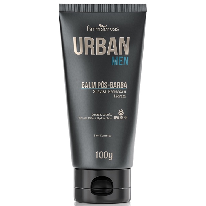 Balm Pós Barba Urban Men 100 g Ipa Farmaervas em Oferta na Shopee