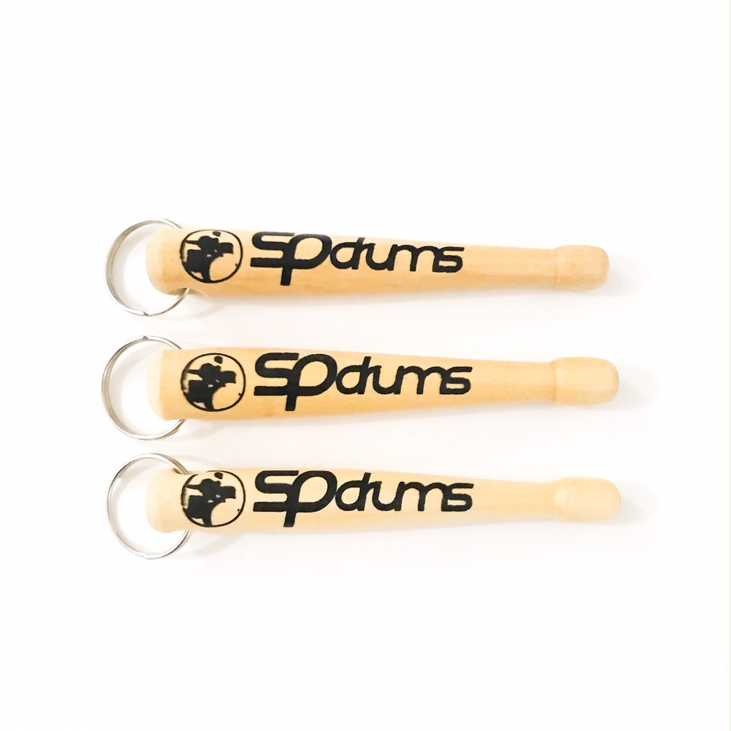 Kit Com 3 Chaveiros Ponta De Baqueta Sp Drums By C. Ibanez