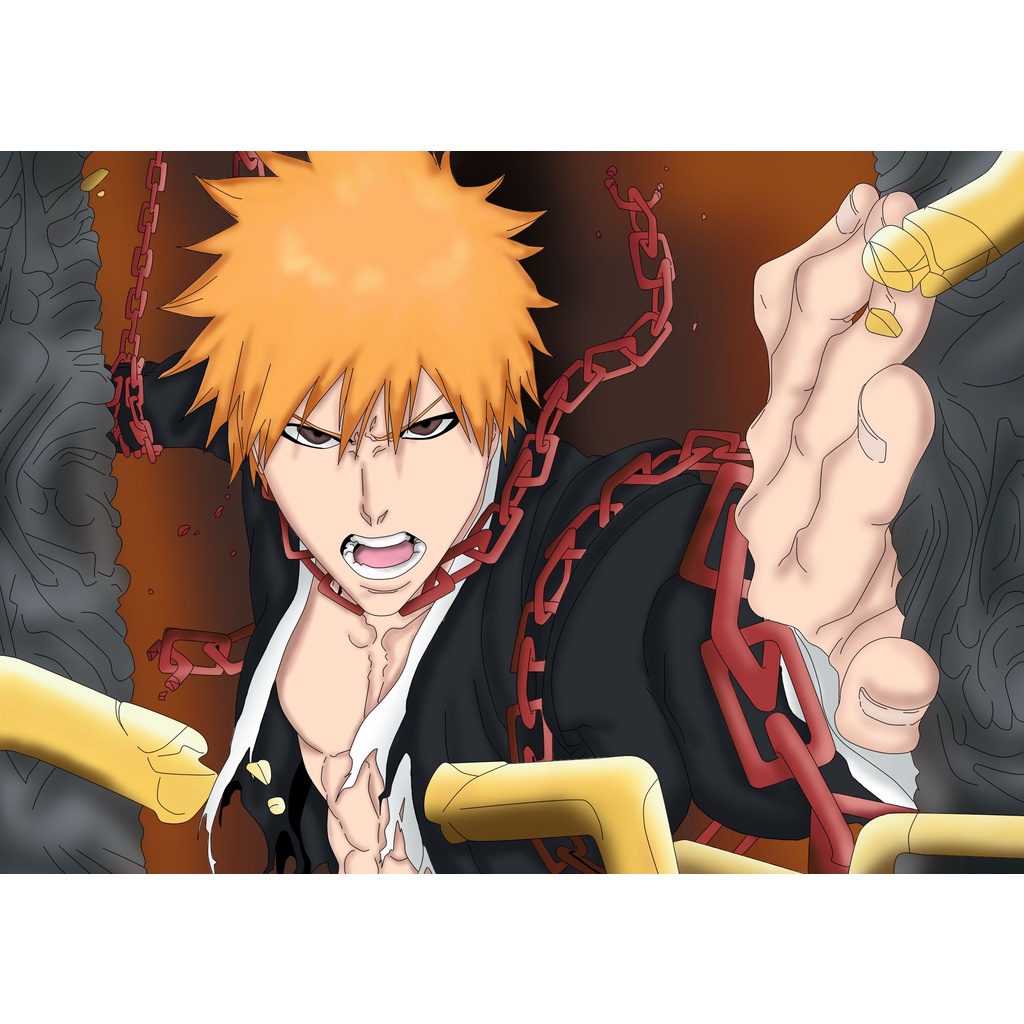 Placa Decorativa | Bleach | Ichigo | A4 | Shopee Brasil