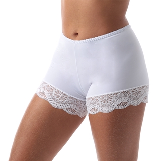 Short Íntimo Fristyle Com Renda Branco Preto Bege Rosa Feminino Adulto