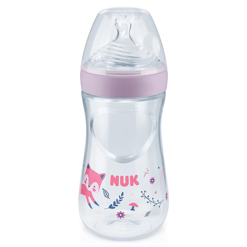 Mamadeira Essence Smart Flow 270ml Bico 6m+ Lilás - NUK em Oferta na Shopee