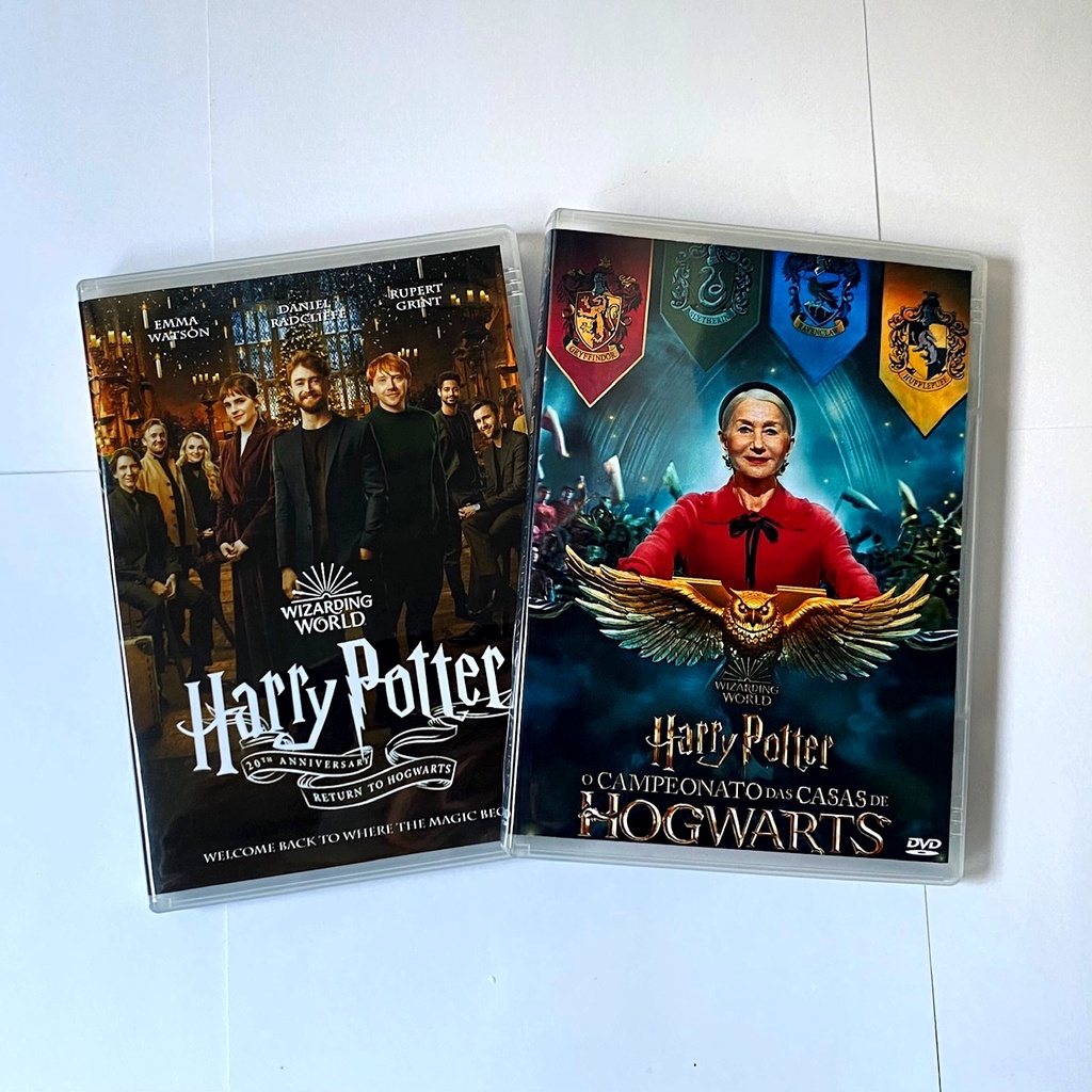 DVD Harry Potter De Volta a Hogwarts e O Campeonato das Casas de Hogwarts 2021 dublado e legendado