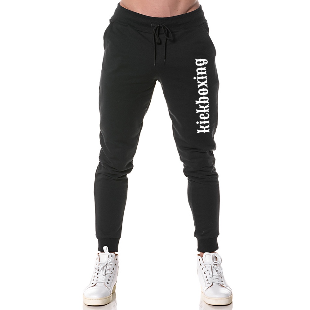 Calça de Moletom Jogger Kickboxing Artes Marciais Calça Masculina Treino