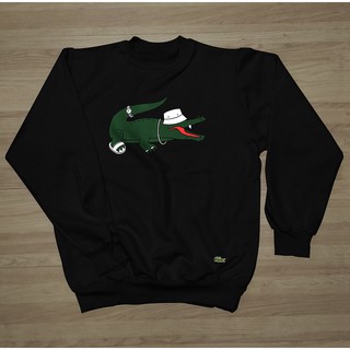 Blusa Moletom Lacoste De Frio Gola Careca Sem Capuz Alta Qualidade