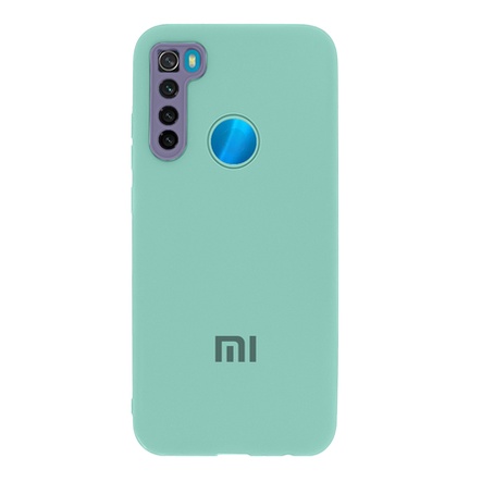 Capinha Case Silicone Redmi Note 8 com Proteção de Câmera Aveludada Com Logo.